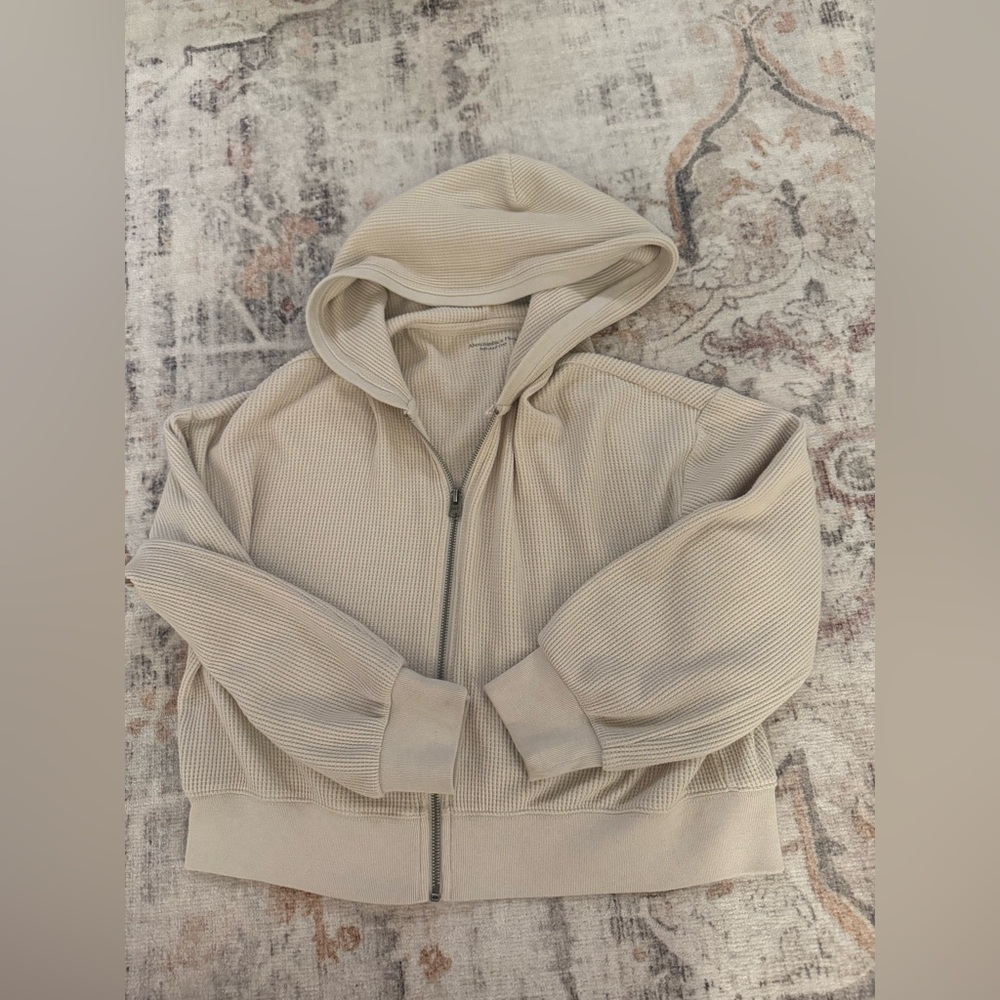 AF Waffle Knit Zip Hoodie